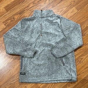 Women’s Sherpa Fleece Pullover in Gray
